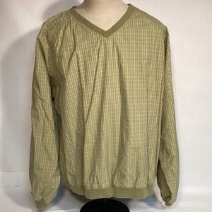 L.L. Bean Mens Pullover Windbreaker Jacket size XXL Golf Jacket checked